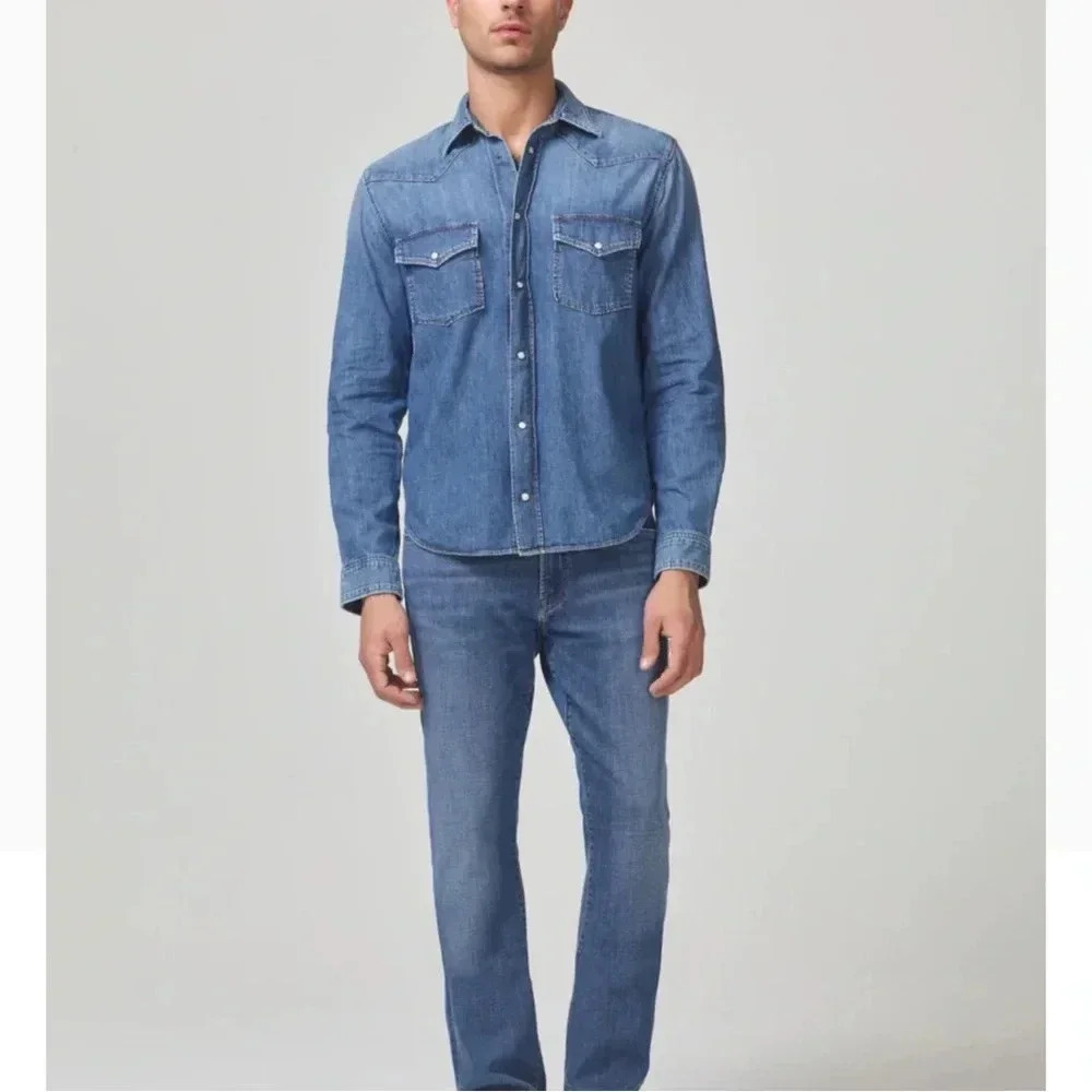 Citizens of Humanity || Men’s Jeans Gage Classic Straight Seville Blue Sz 40